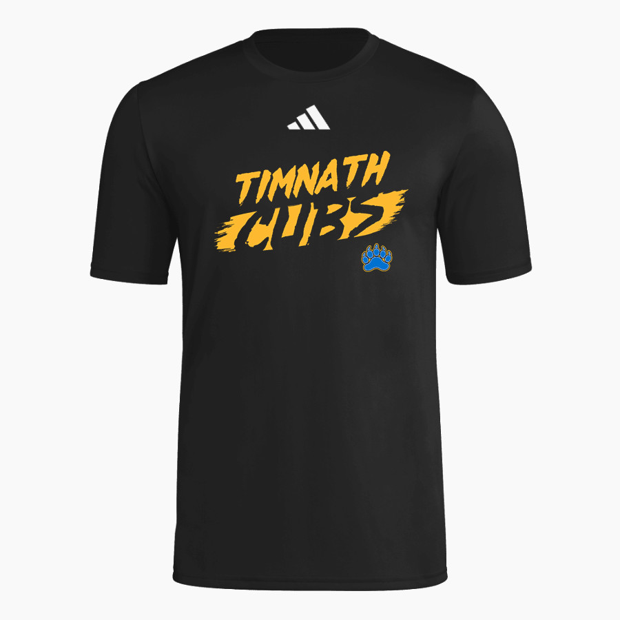 Timnath High School Cubs adidas Men's Short Sleeve Pregame Tee