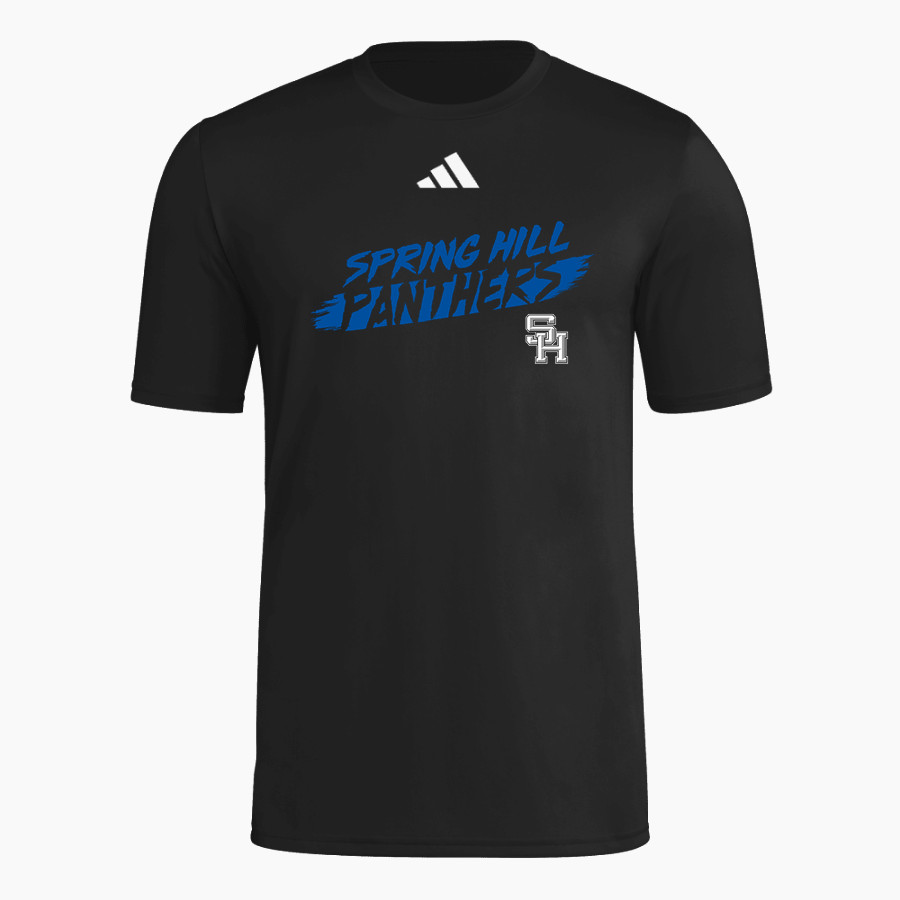 Spring Hill Panthers <span class="pdp-name-mascot">Spring Hill Panthers</span> adidas Men's Short Sleeve Pregame Tee