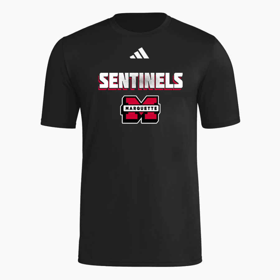 Marquette Sentinels adidas Men's Short Sleeve Pregame Tee
