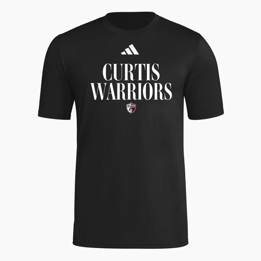 Curtis Warriors <span class="pdp-name-mascot">Curtis Warriors</span> adidas Men's Short Sleeve Pregame Tee