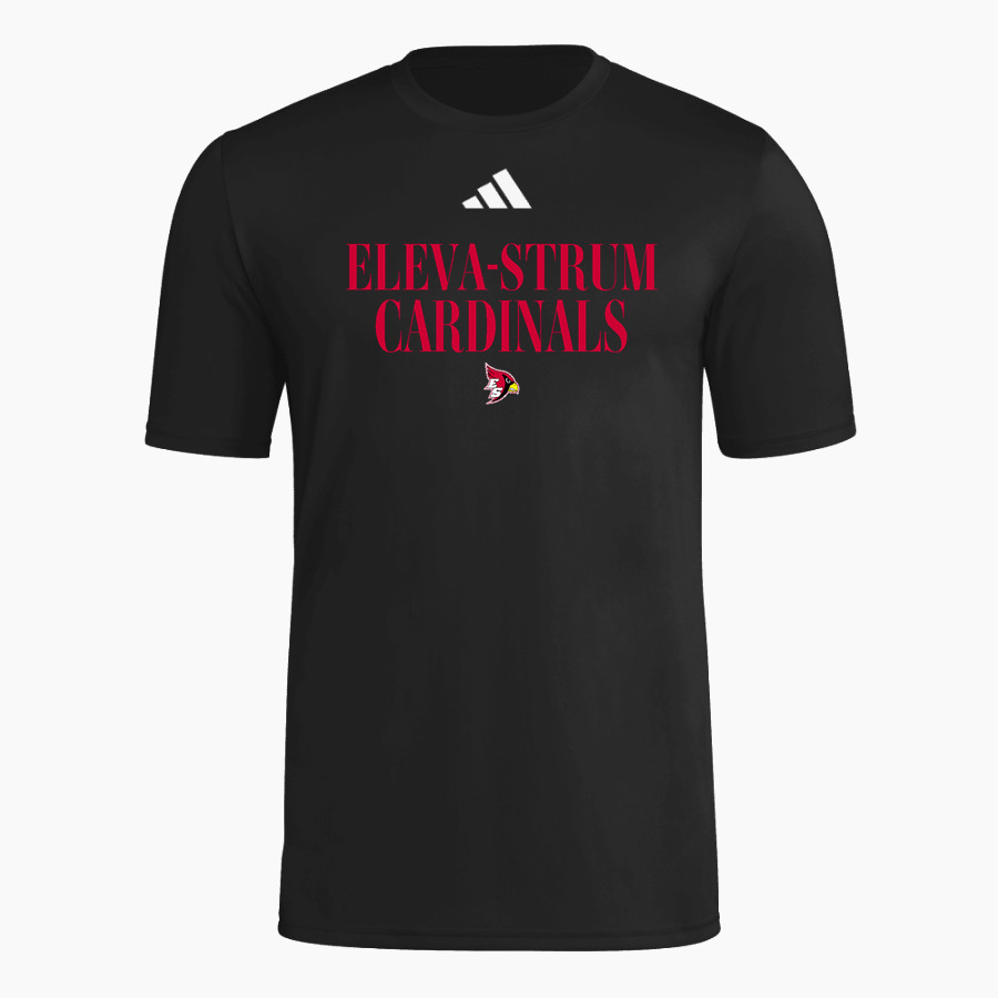 Eleva-Strum Cardinals adidas Men's Short Sleeve Pregame Tee