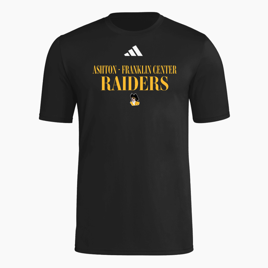 ASHTON-FRANKLIN CENTER H S RAIDERS <span class="pdp-name-mascot">ASHTON - FRANKLIN RAIDERS</span> adidas Men's Short Sleeve Pregame Tee