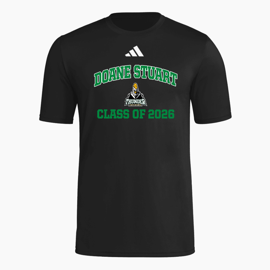 Doane Stuart Thunderchickens Thunderchickens <span class="pdp-name-mascot">Doane Stuart Thunderchickens</span> adidas Men's Short Sleeve Pregame Tee