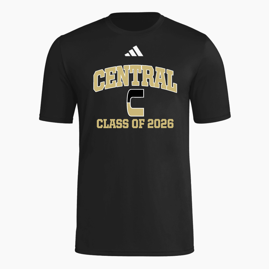 SPRINGFIELD CENTRAL HIGH SCHOOL GOLDEN EAGLES adidas Men's Short Sleeve Pregame Tee