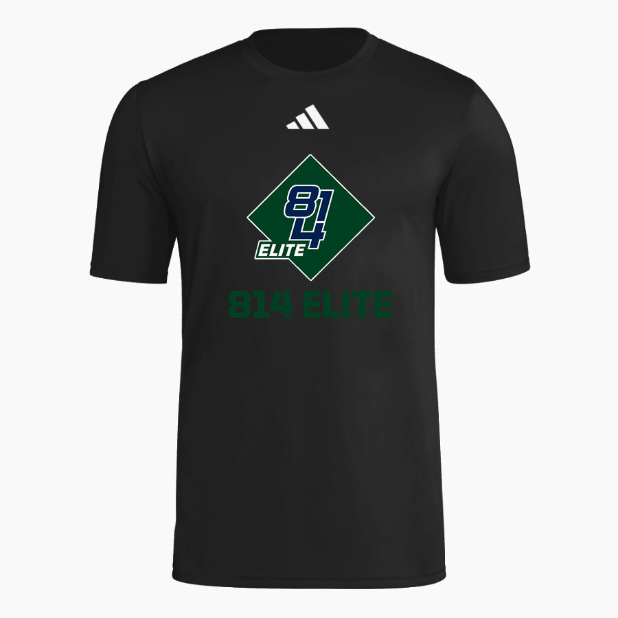 814 Elite 814 Elite <span class="pdp-name-mascot">814 Elite</span> adidas Men's Short Sleeve Pregame Tee