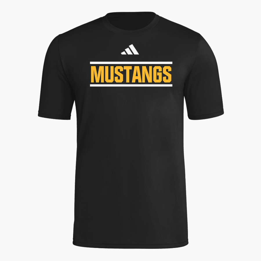 WALKER VALLEY HIGH SCHOOL MUSTANGS adidas Men's Short Sleeve Pregame Tee