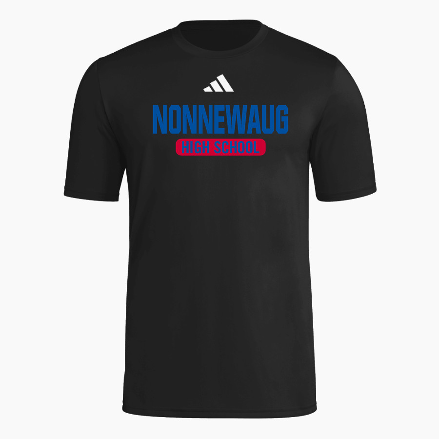 Nonnewaug Chiefs adidas Men's Short Sleeve Pregame Tee