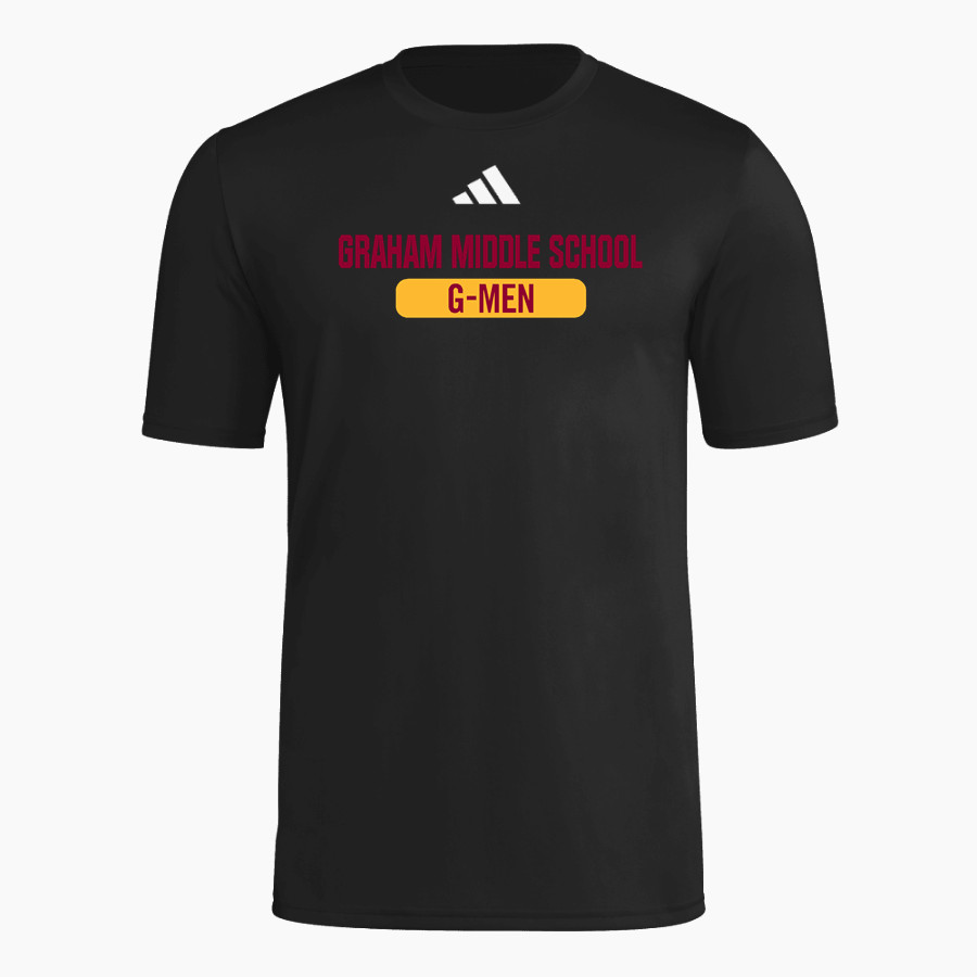 Graham G-men <span class="pdp-name-mascot">Graham G-men</span> adidas Men's Short Sleeve Pregame Tee