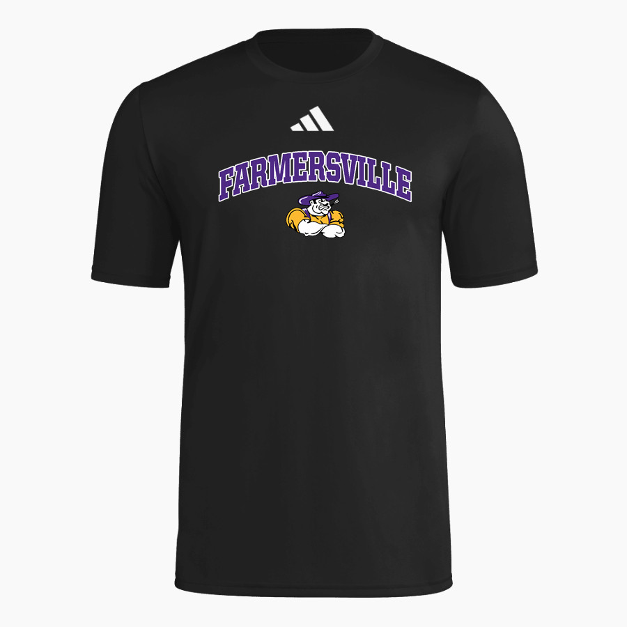 Farmersville Farmers <span class="pdp-name-mascot">Farmersville Farmers</span> adidas Men's Short Sleeve Pregame Tee