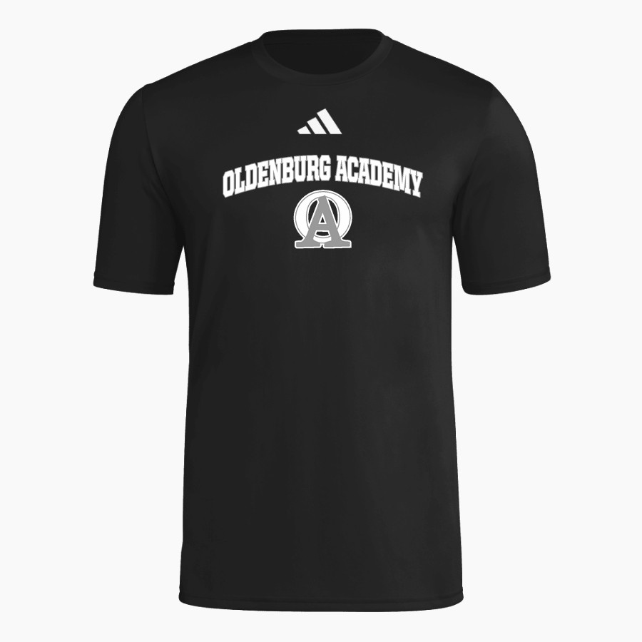OLDENBURG ACADEMY TWISTERS <span class="pdp-name-mascot">OLDENBURG ACADEMY TWISTERS</span> adidas Men's Short Sleeve Pregame Tee