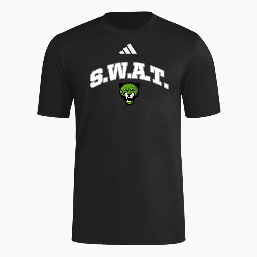 S.W.A.T. Educational Academy adidas Men's Short Sleeve Pregame Tee