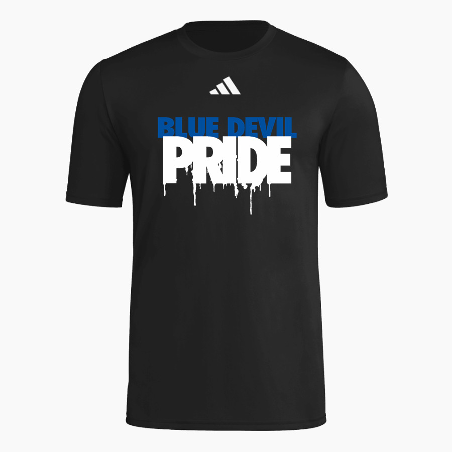 READING SENIOR HIGH SCHOOL BLUE DEVILS <span class="pdp-name-mascot">READING BLUE DEVILS</span> adidas Men's Short Sleeve Pregame Tee