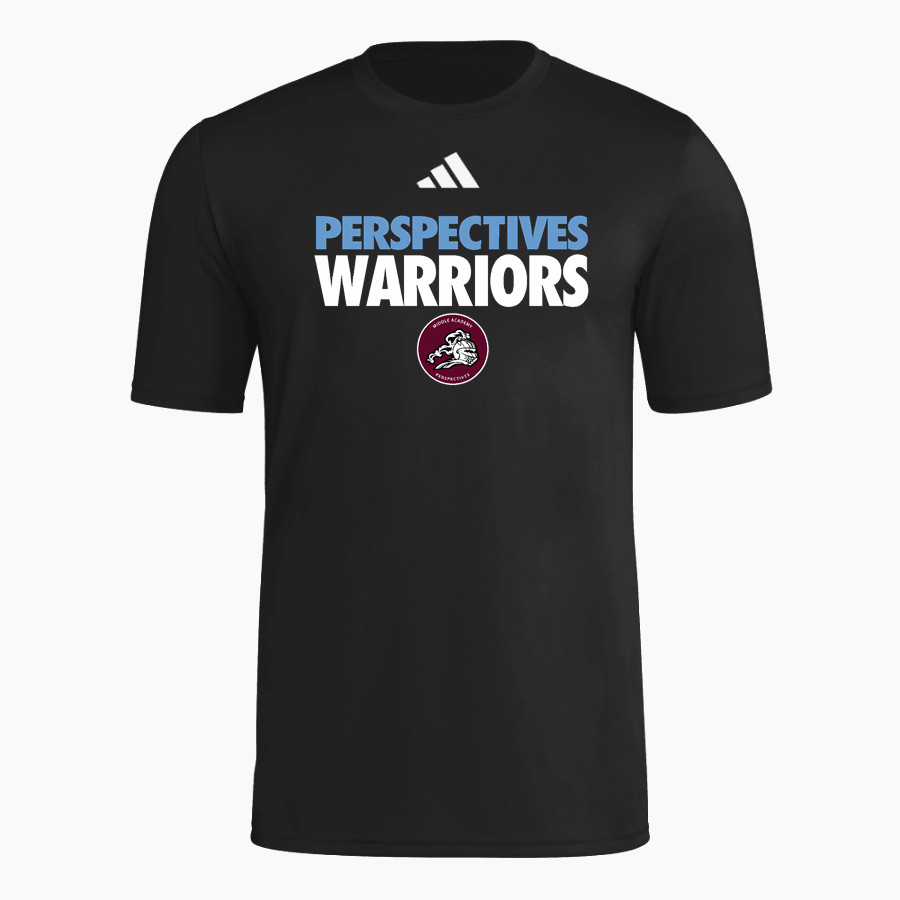 Perspectives Warriors <span class="pdp-name-mascot">Perspectives Middle Academy Warriors</span> adidas Men's Short Sleeve Pregame Tee