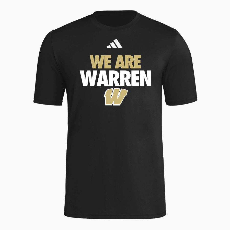 WARREN CENTRAL HIGH SCHOOL WARRIORS adidas Men's Short Sleeve Pregame Tee