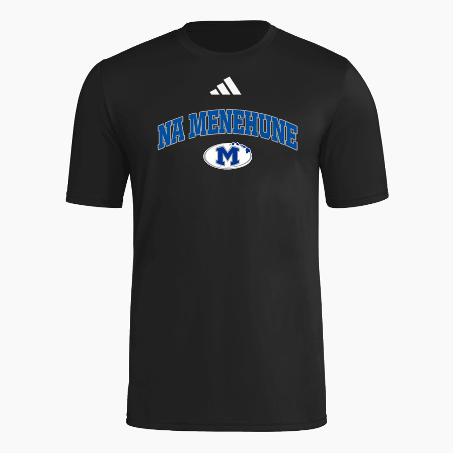 Moanalua Na Menehune adidas Men's Short Sleeve Pregame Tee