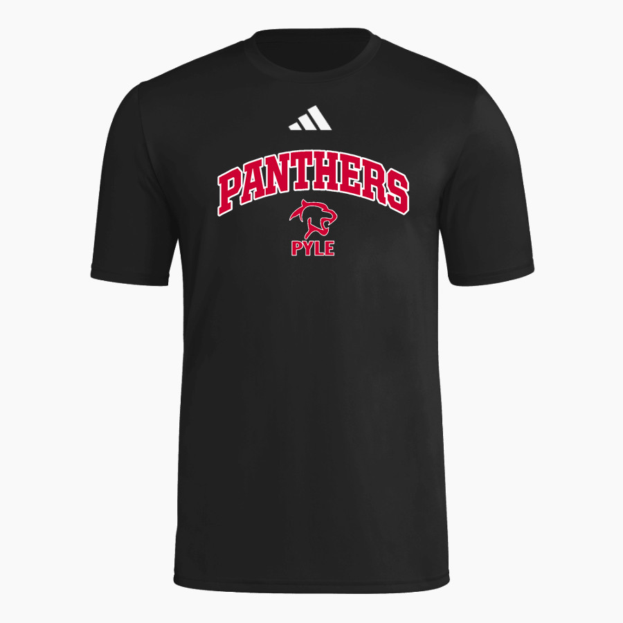 Pyle Panthers <span class="pdp-name-mascot">Pyle Middle School Panthers</span> adidas Men's Short Sleeve Pregame Tee