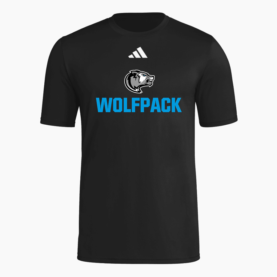 RIDGEVIEW HIGH SCHOOL WOLFPACK <span class="pdp-name-mascot">RIDGEVIEW WOLFPACK</span> adidas Men's Short Sleeve Pregame Tee