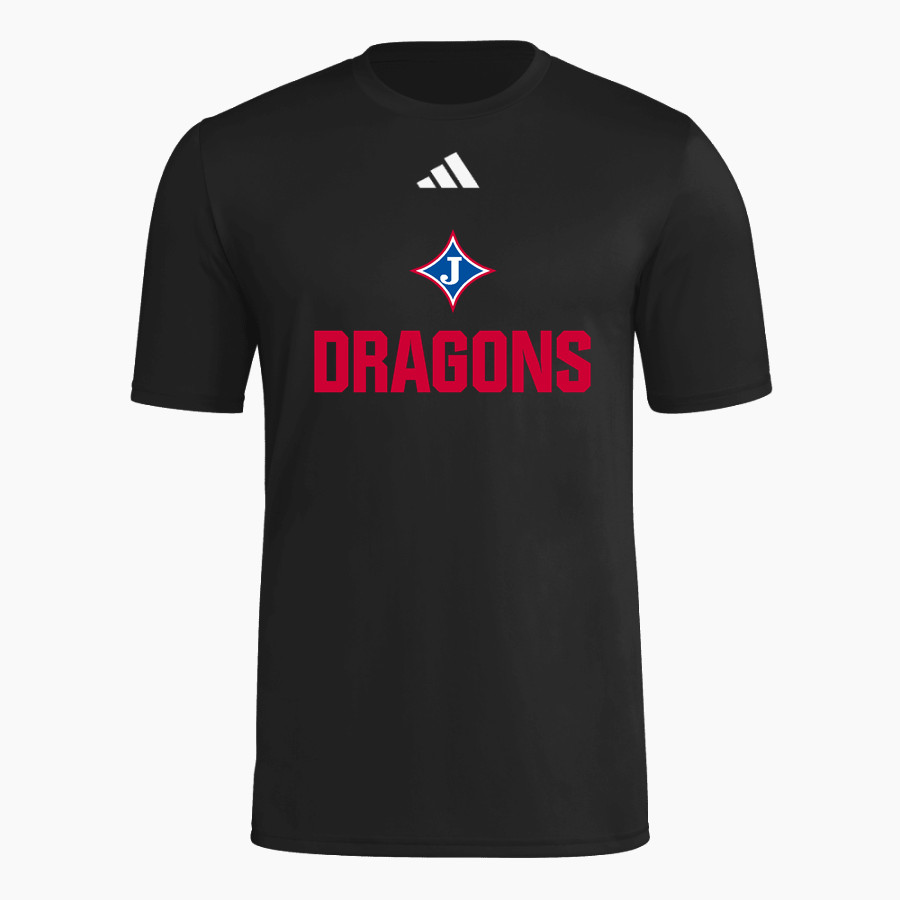 Jefferson Dragons <span class="pdp-name-mascot">Jefferson Dragons</span> adidas Men's Short Sleeve Pregame Tee