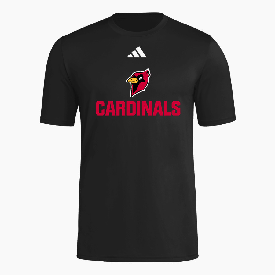 Otterbein University Cardinals adidas Men's Short Sleeve Pregame Tee
