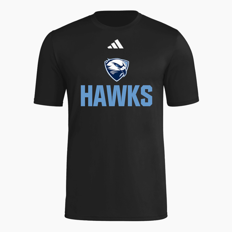Hamilton Heights Hawks <span class="pdp-name-mascot">Hamilton Heights Christian Academy Hawks</span> adidas Men's Short Sleeve Pregame Tee