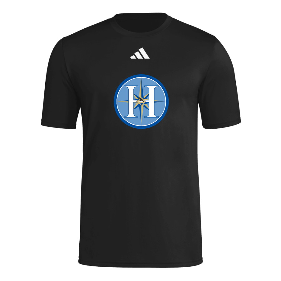 Hampton Academy Sharks <span class="pdp-name-mascot">Hampton Academy Sharks</span> adidas Men's Short Sleeve Pregame Tee