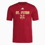 Church & School of St. Peter <span class="pdp-name-mascot">n/a</span> adidas Men's Short Sleeve Pregame Tee Front Thumbnail
