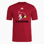 Eleva-Strum Cardinals adidas Men's Short Sleeve Pregame Tee Front Thumbnail
