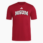 MSUM Dragons <span class="pdp-name-mascot">MSUM Dragons</span> adidas Men's Short Sleeve Pregame Tee Front Thumbnail