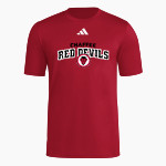 Chaffee Red Devils <span class="pdp-name-mascot">Chaffee Schools Red Devils</span> adidas Men's Short Sleeve Pregame Tee Front Thumbnail