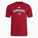PENDER HIGH SCHOOL PENDRAGONS <span class="pdp-name-mascot">PENDER PENDRAGONS</span> adidas Men's Short Sleeve Pregame Tee Front Thumbnail