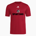 SOMERSET HIGH SCHOOL SPARTANS <span class="pdp-name-mascot">SOMERSET SPARTANS</span> adidas Men's Short Sleeve Pregame Tee Front Thumbnail