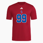 SAINT JOSEPH HIGH SCHOOL SPARTANS official sideline <span class="pdp-name-mascot">SAINT JOSEPH SPARTANS</span> adidas Men's Short Sleeve Pregame Tee Front Thumbnail