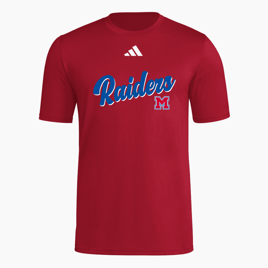 Massena Red Raiders <span class="pdp-name-mascot">Massena Raiders</span> adidas Men's Short Sleeve Pregame Tee
