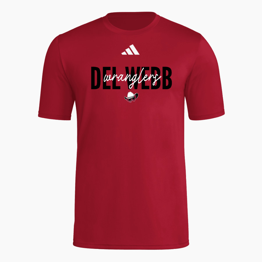 Del Webb Wranglers <span class="pdp-name-mascot">Del Webb Wranglers</span> adidas Men's Short Sleeve Pregame Tee