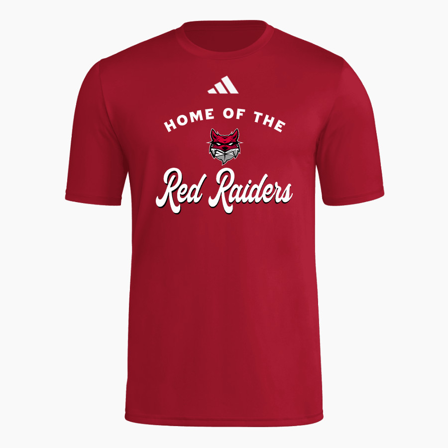 LINCOLN HIGH SCHOOL RED RAIDERS adidas Men's Short Sleeve Pregame Tee