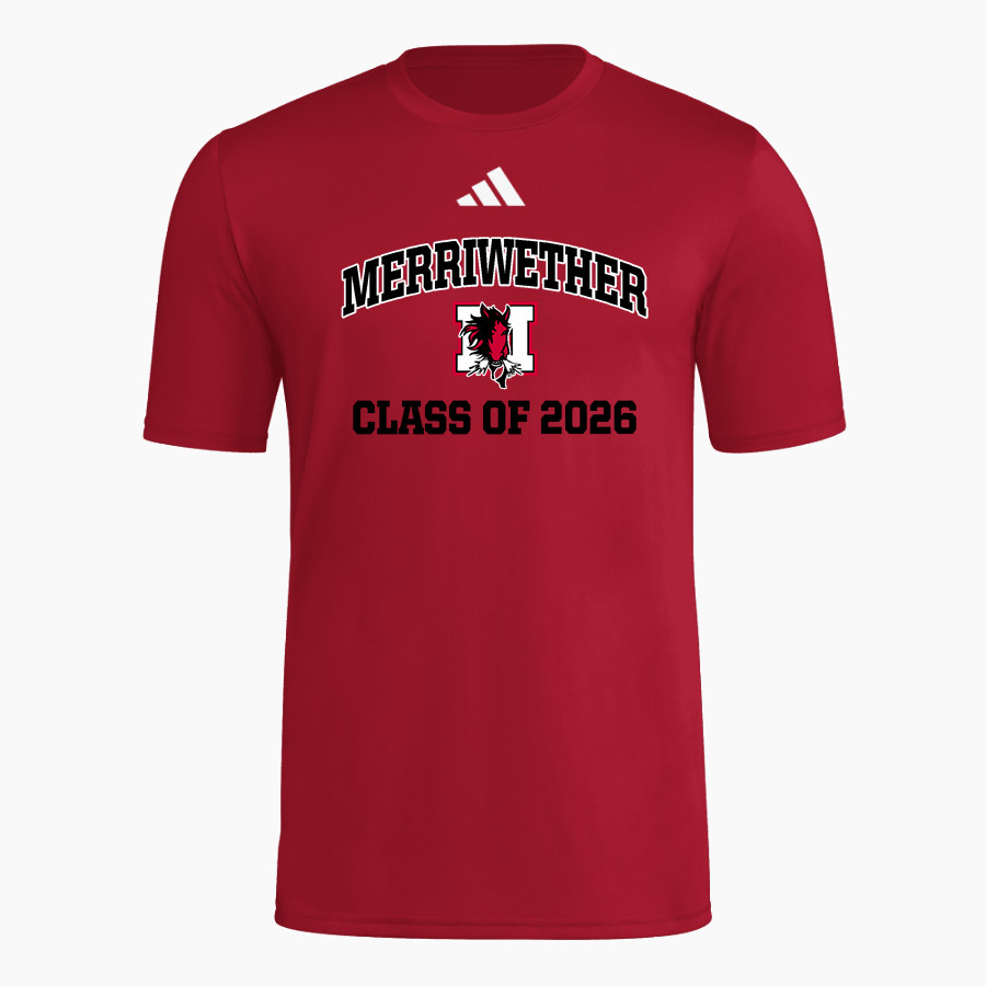 Merriwether Mustangs <span class="pdp-name-mascot">Merriwether Mustangs</span> adidas Men's Short Sleeve Pregame Tee