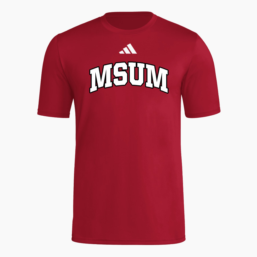 MSUM Dragons <span class="pdp-name-mascot">MSUM Dragons</span> adidas Men's Short Sleeve Pregame Tee