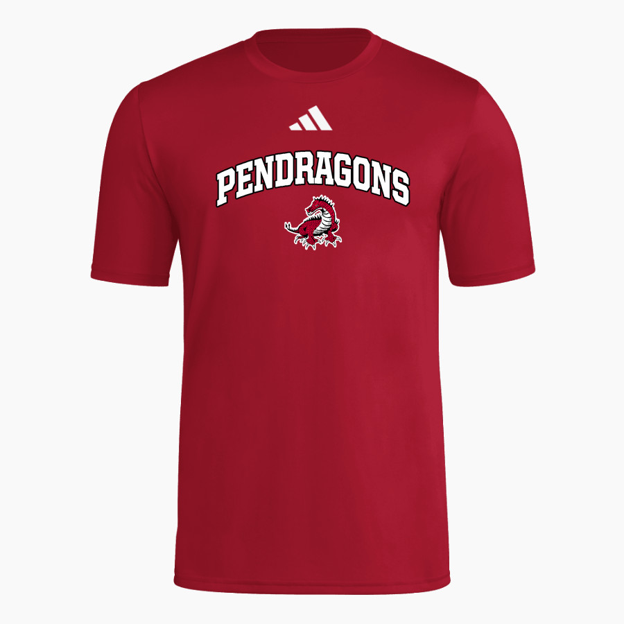 PENDER HIGH SCHOOL PENDRAGONS <span class="pdp-name-mascot">PENDER PENDRAGONS</span> adidas Men's Short Sleeve Pregame Tee