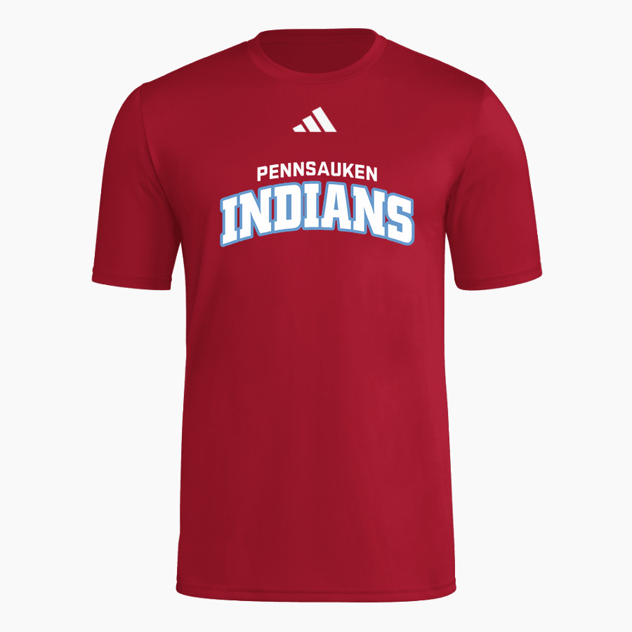 Pennsauken Indians adidas Men's Short Sleeve Pregame Tee