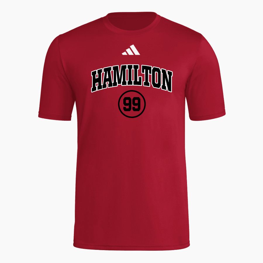 Hamilton Chargers <span class="pdp-name-mascot">Hamilton Chargers</span> adidas Men's Short Sleeve Pregame Tee