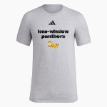 Lena-winslow Panthers <span class="pdp-name-mascot">Lena-winslow Leopards</span> adidas Men's Short Sleeve Pregame Tee Front Thumbnail