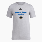GENOA HUGO HIGH SCHOOL PIRATES <span class="pdp-name-mascot">GENOA HUGO PIRATES</span> adidas Men's Short Sleeve Pregame Tee Front Thumbnail