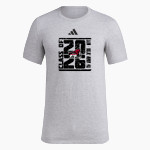 JUNEAU-DOUGLAS HIGH SCHOOL CRIMSON BEARS <span class="pdp-name-mascot">JUNEAU - DOUGLAS CRIMSON BEARS</span> adidas Men's Short Sleeve Pregame Tee Front Thumbnail