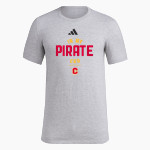 COFFEEVILLE HIGH SCHOOL PIRATES adidas Men's Short Sleeve Pregame Tee Front Thumbnail