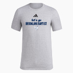 Brooklane Baptist Eagles adidas Men's Short Sleeve Pregame Tee Front Thumbnail