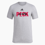 PECK COMMUNITY Pirates <span class="pdp-name-mascot">PECK COMMUNITY SCHOOLS Pirates</span> adidas Men's Short Sleeve Pregame Tee Front Thumbnail