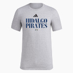 HIDALGO EARLY COLLEGE HIGH SCHOOL PIRATES <span class="pdp-name-mascot">HIDALGO EARLY COLLEGE PIRATES</span> adidas Men's Short Sleeve Pregame Tee Front Thumbnail