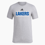 Max S Hayes Vocational High Sch Lakers <span class="pdp-name-mascot">Max S Hayes Vocational High Sch Lakers</span> adidas Men's Short Sleeve Pregame Tee Front Thumbnail