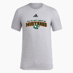 Mid-Atlantic Christian University Mustangs <span class="pdp-name-mascot">Mid Atlantic Christian University Mustangs</span> adidas Men's Short Sleeve Pregame Tee Front Thumbnail