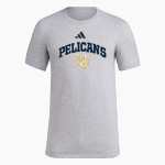 Morris Jeff Pelicans <span class="pdp-name-mascot">Morris Jeff Pelicans</span> adidas Men's Short Sleeve Pregame Tee Front Thumbnail